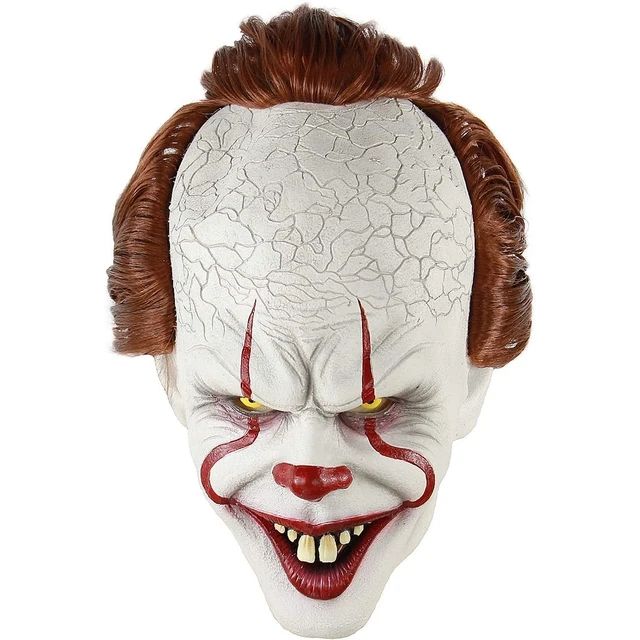 Luminescent Stephen Halloween Mask Realistic LED Clown Mask for Halloween  Carnival