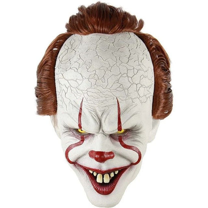 Luminescent Stephen Halloween Mask Realistic LED Clown Mask for Halloween  Carnival