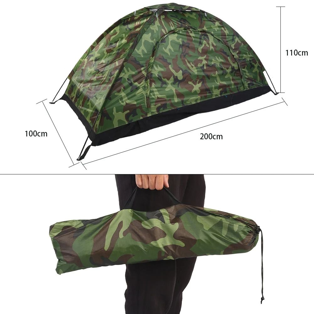 Camouflage UV Waterproof Tent For Camping  Hiking Lightweight  Durable Outdoor Tent 5