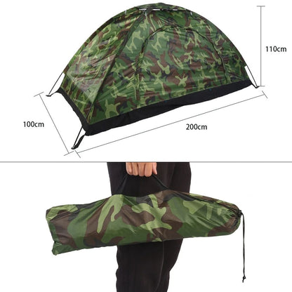 Camouflage UV Waterproof Tent For Camping  Hiking Lightweight  Durable Outdoor Tent 5