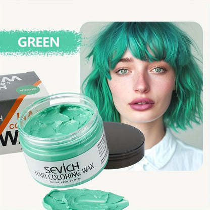 Temporary Hair Color Wax Easy to Wash DIY Hair Dye for Beards Eyebrows  Styling Dyed Mud