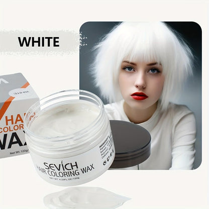 Temporary Hair Color Wax Easy to Wash DIY Hair Dye for Beards Eyebrows  Styling Dyed Mud
