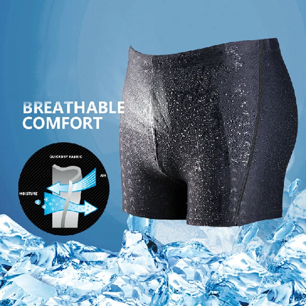 Sharkskin Game Racing Swimwear Mens Quick Drying Waterproof Briefs  Beach Swimming Trunks 3