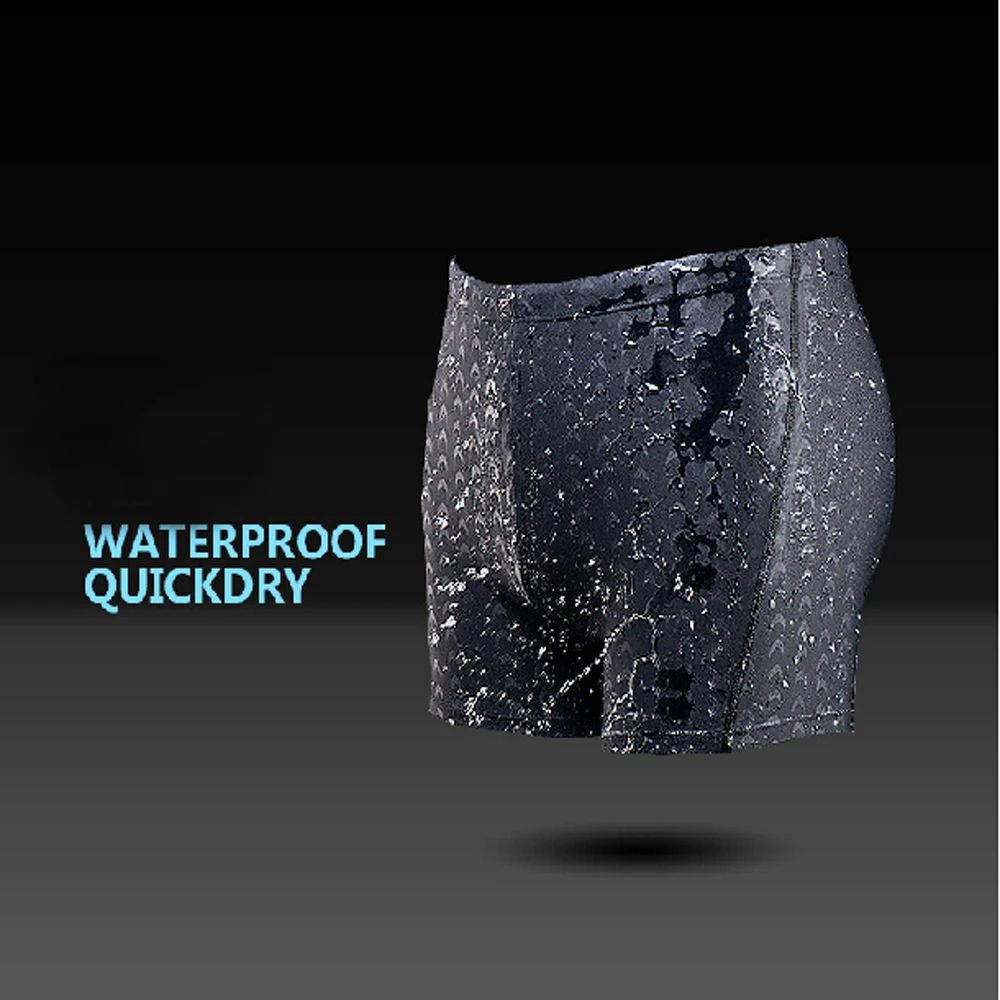 Sharkskin Game Racing Swimwear Mens Quick Drying Waterproof Briefs  Beach Swimming Trunks 4