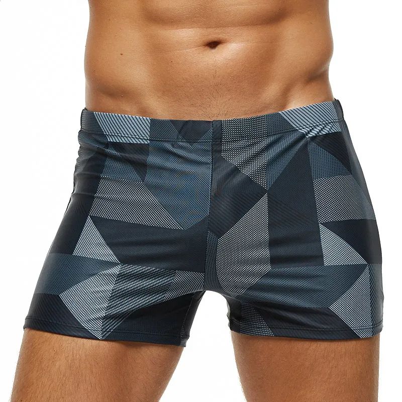 Mens Fashion Swim Trunks With Pad Summer Beach Surfing Swimwear Comfortable Boxer Shorts For Swimmi 1