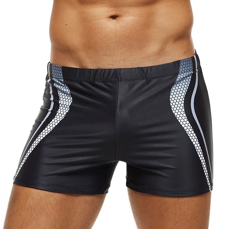 Mens Fashion Swim Trunks With Pad Summer Beach Surfing Swimwear Comfortable Boxer Shorts For Swimmi 2