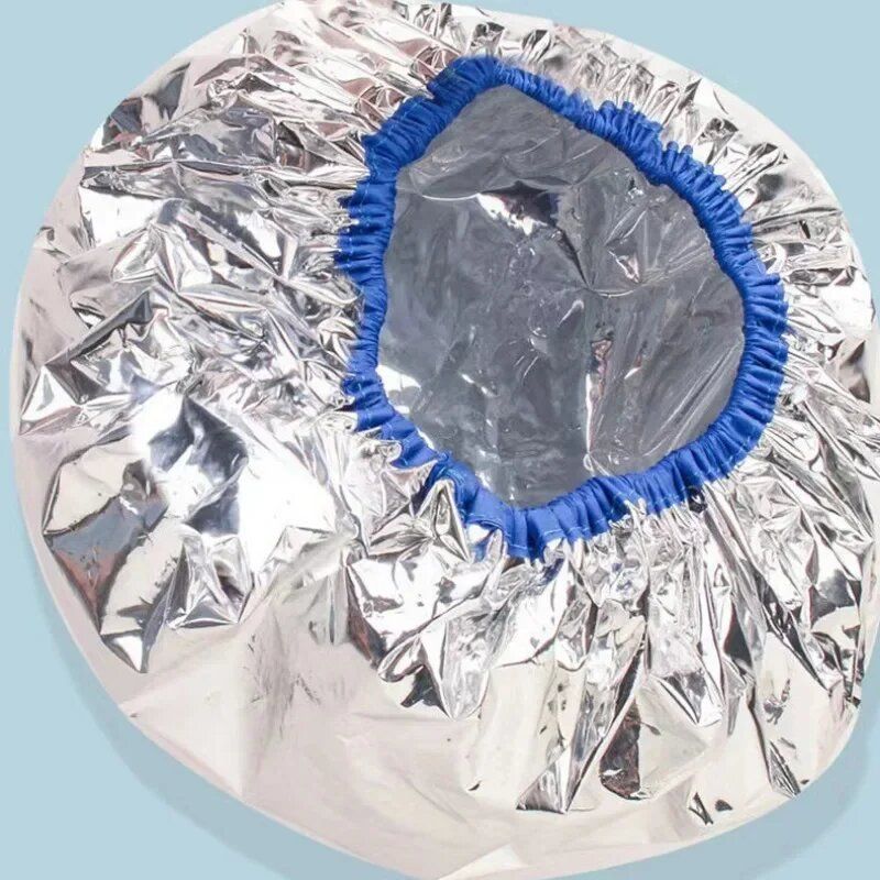 Portable Hair Salon SelfHeating Cap Tin Foil Steam Hair Mask for Deep Conditioning  Oil Baking Tr