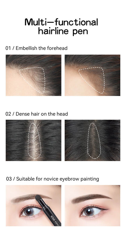 Hairline Powder Pen Modified Hair Coverage  Shadow Powder for NaturalLooking Hairline Repair