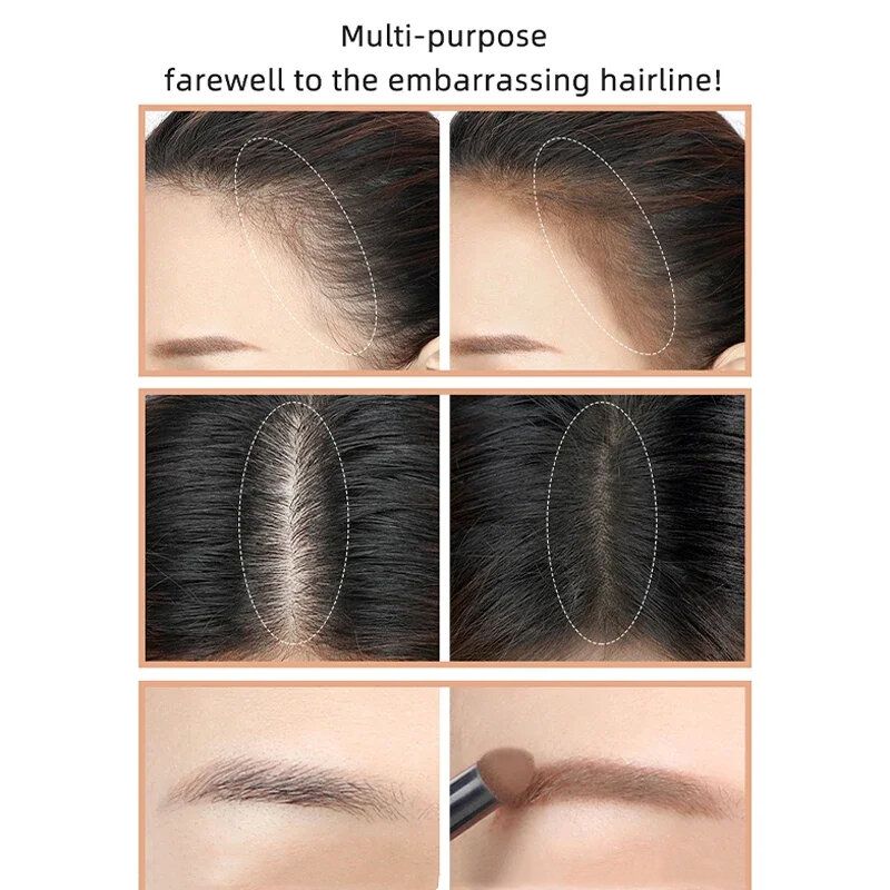 Hairline Powder Pen Modified Hair Coverage  Shadow Powder for NaturalLooking Hairline Repair