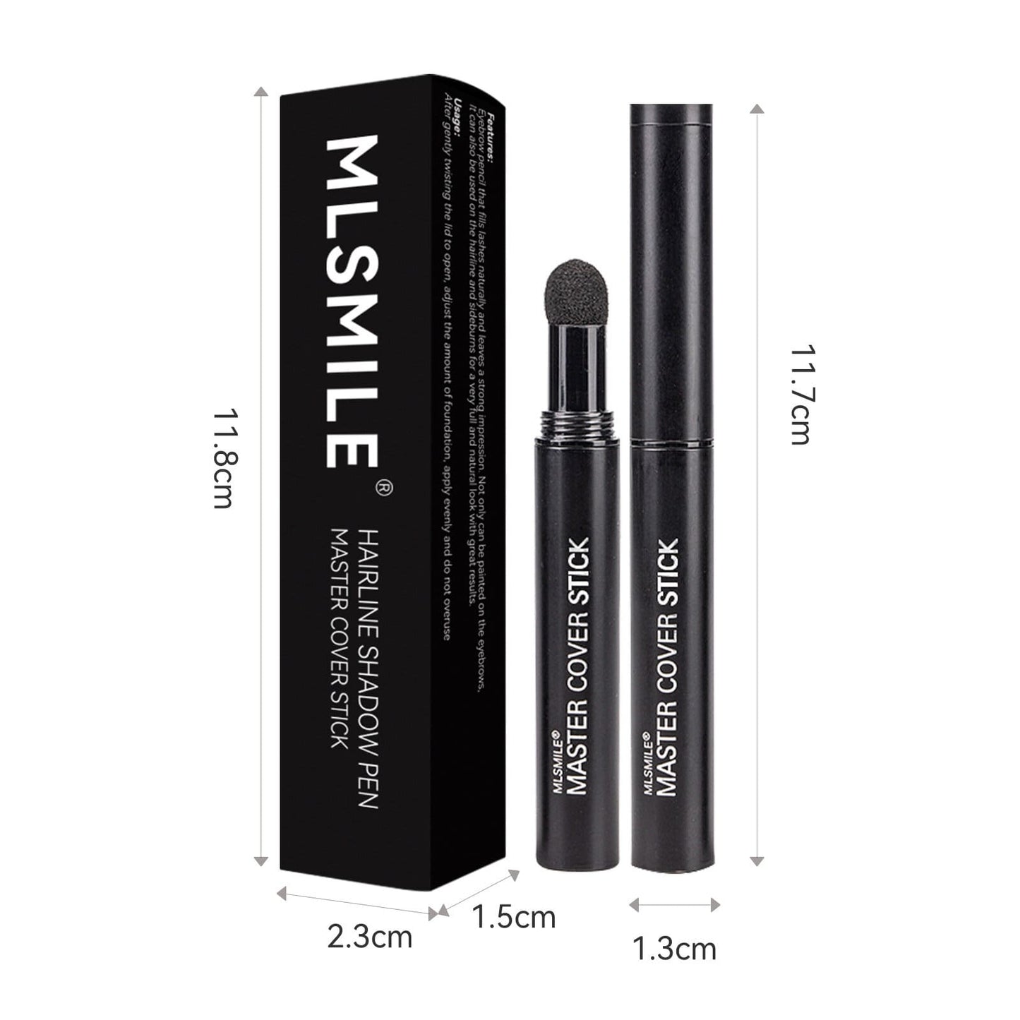 Hairline Powder Pen Modified Hair Coverage  Shadow Powder for NaturalLooking Hairline Repair