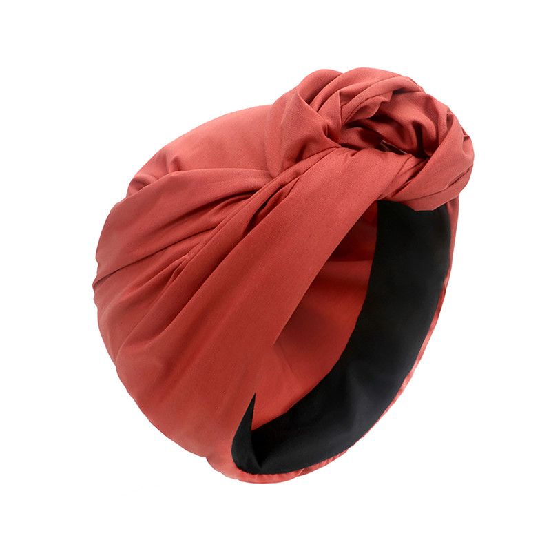 Elegant Turban Hat for Women Vintage Bandana Headband  Hair Cover Cap Ladies Head Wraps  Muslim H