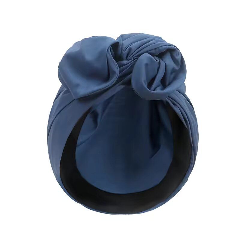 Elegant Turban Hat for Women Vintage Bandana Headband  Hair Cover Cap Ladies Head Wraps  Muslim H