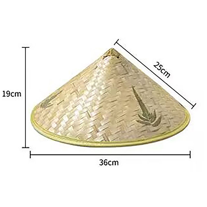 Handmade Straw Sunscreen Vintage Hat Fishing Sunshade  Beach Sun Hat for Women