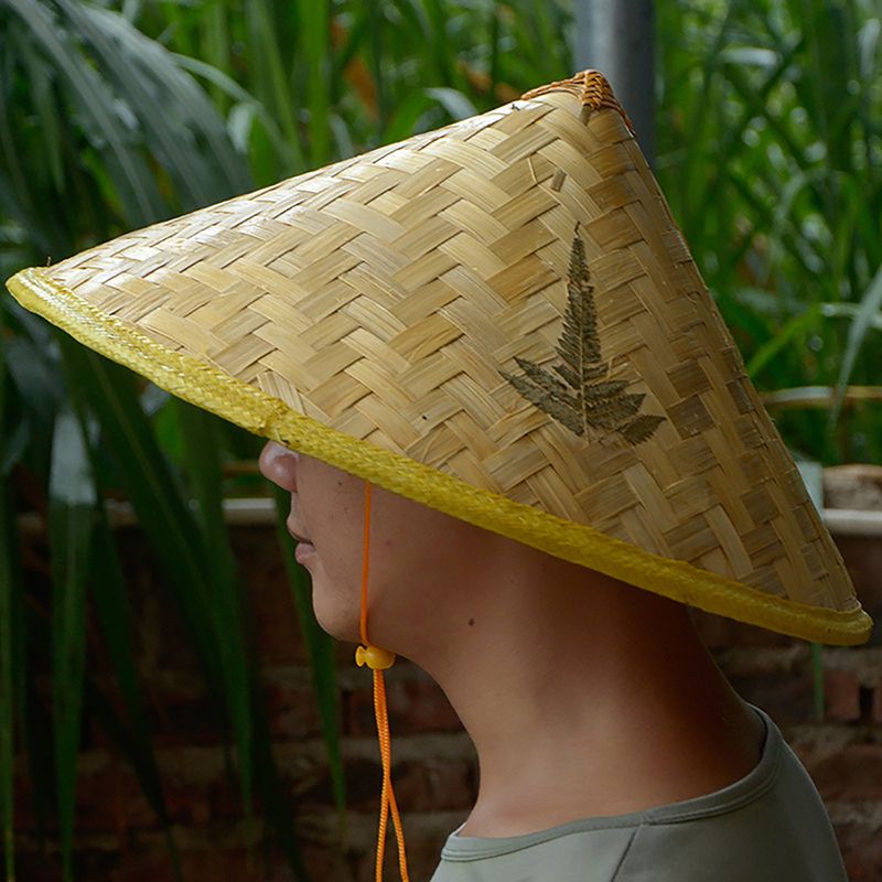 Handmade Straw Sunscreen Vintage Hat Fishing Sunshade & Beach Sun Hat for Women