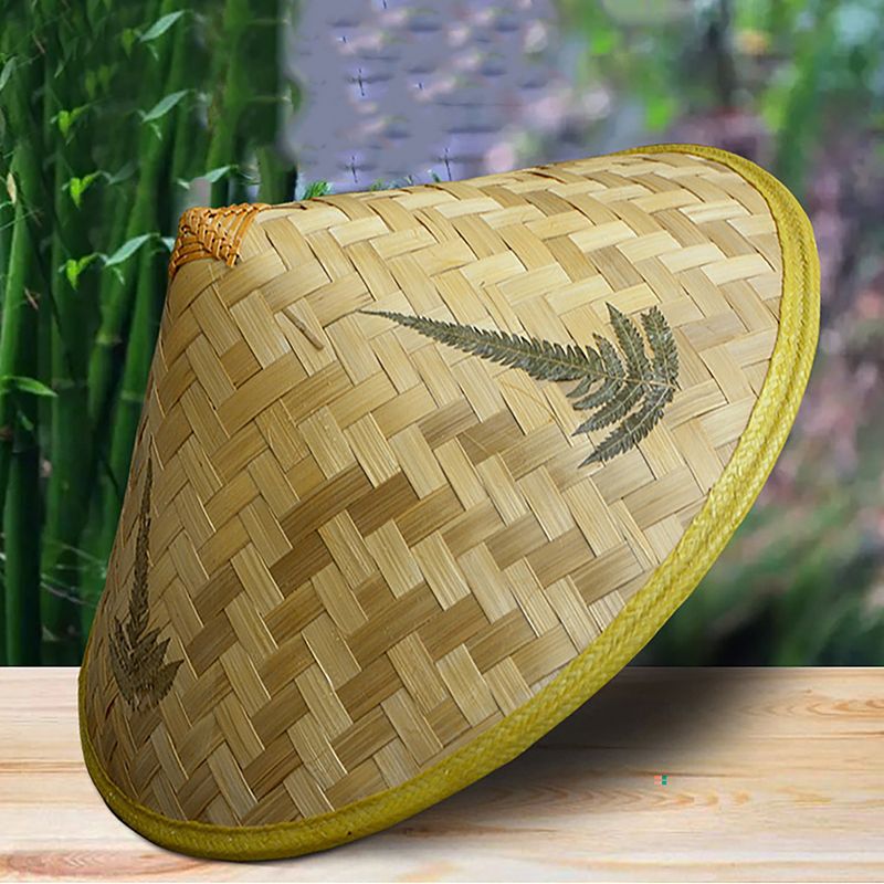 Handmade Straw Sunscreen Vintage Hat Fishing Sunshade  Beach Sun Hat for Women