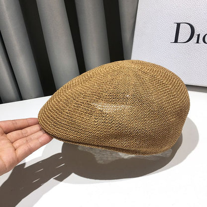 Summer Fashion Straw Hat For Men  Women UV Protection Beach Sun Hat Vintage Panama Seaside Visor 5