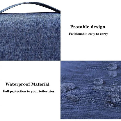 Waterproof Travel Toiletry Bag Hanging Hook Design Large Cosmetic Storage For Women  Men Perfect Fo