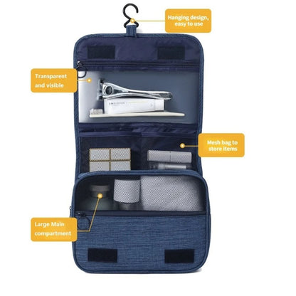 Waterproof Travel Toiletry Bag Hanging Hook Design Large Cosmetic Storage For Women  Men Perfect Fo