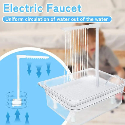Automatic Parrot Bath Fountain Multipurpose Bird Bathing Tub Shower Box With Multiple Faucets For P 7