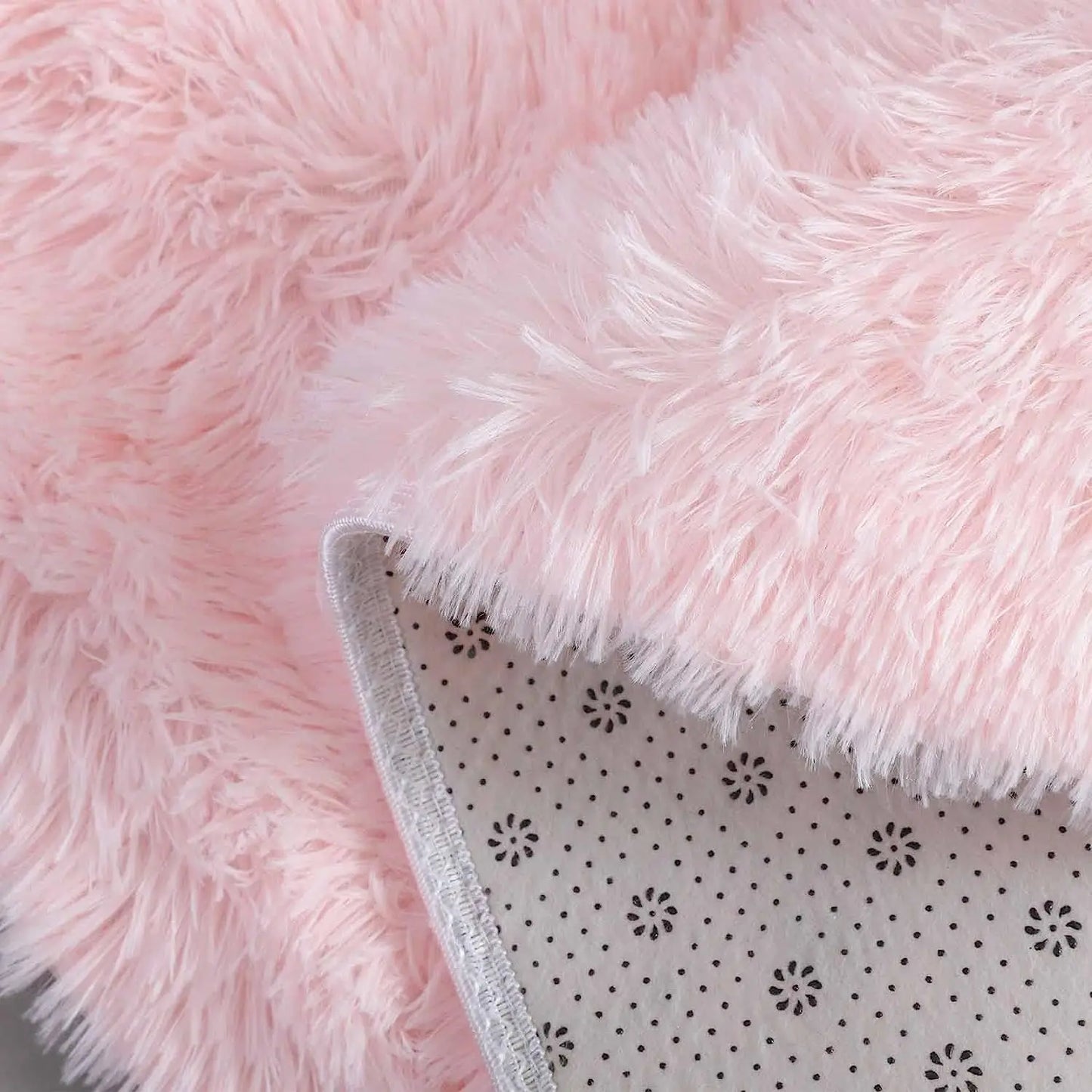 Ultra Soft Plush Round Rug – Fluffy White Carpet for Living Room, Bedroom & Kids Room – Thick Pile Shaggy Area Rug