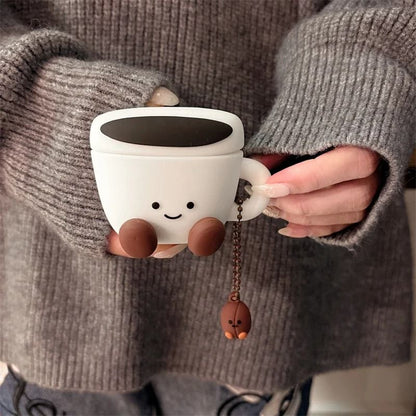 Buy 3D coffee cup AirPods case