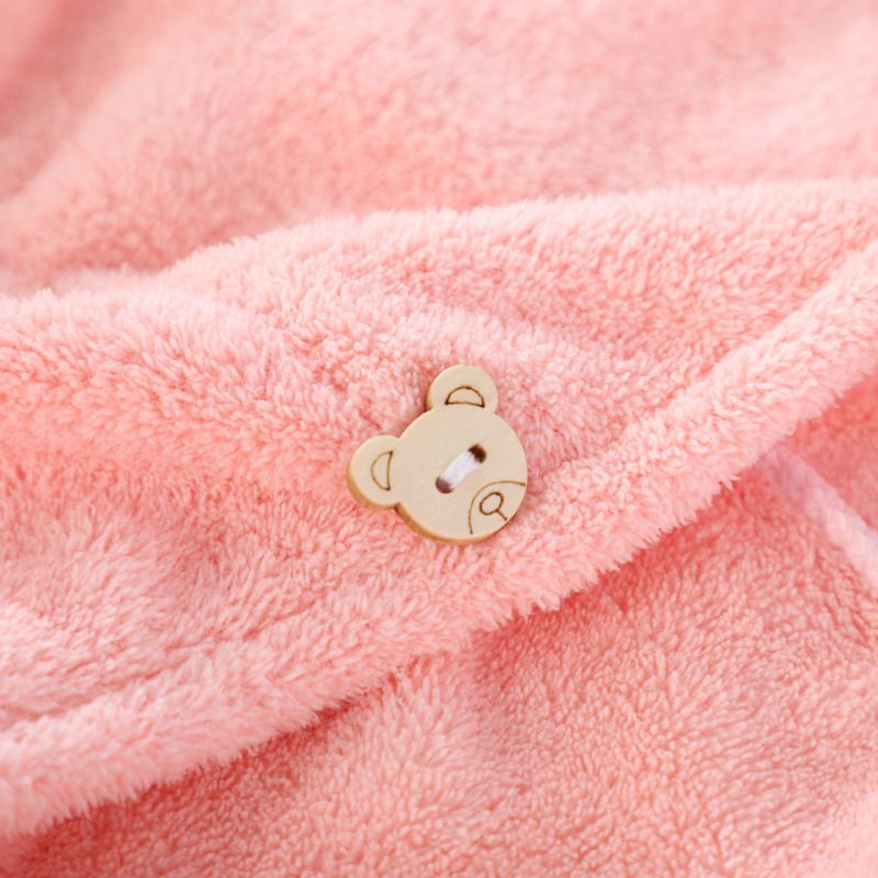 QuickDry Turban for Hair Soft Bath Towel Fiber Cap for Sports Bathroom and Wet Face Care