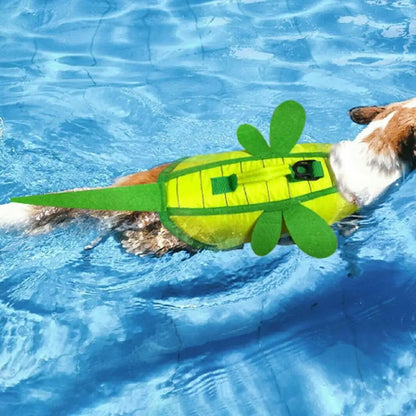 Adjustable Dog Life Vest With Handle Ripstop Waterproof Dog Swimsuit For Safe Boating  Swimming 1