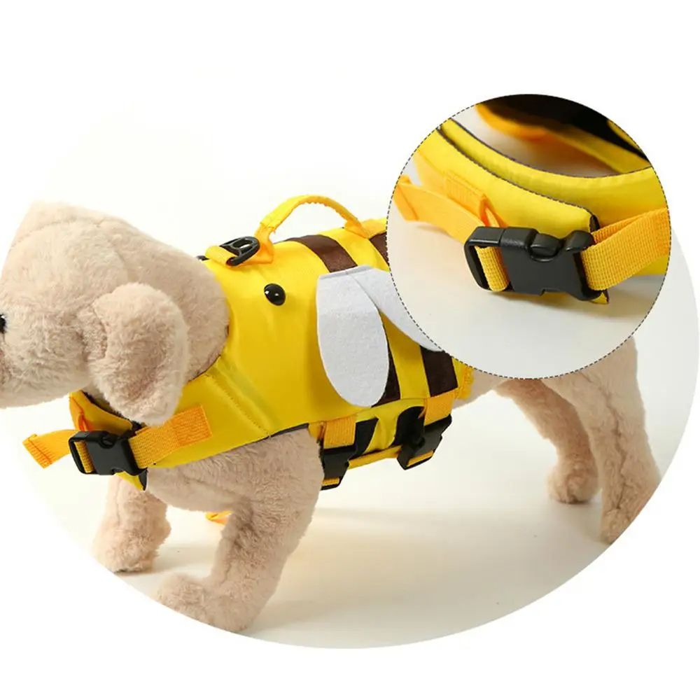 Adjustable Dog Life Vest With Handle Ripstop Waterproof Dog Swimsuit For Safe Boating  Swimming 6