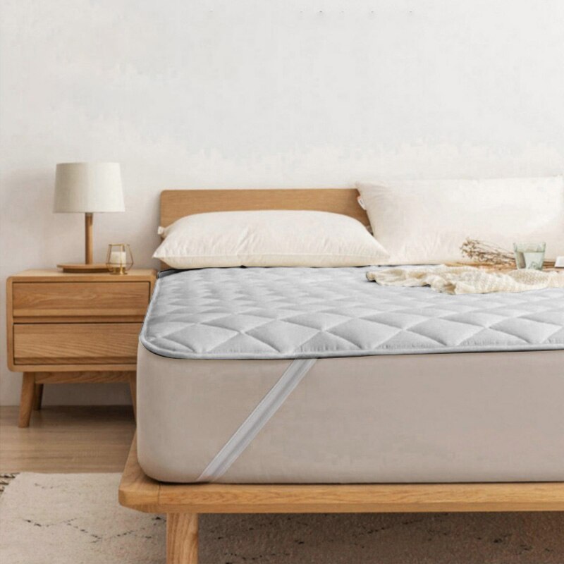 Ultrasonic Mattress Protector Cover Pad, Washable Bed Protector with Elastic Band for Ultimate Comfort