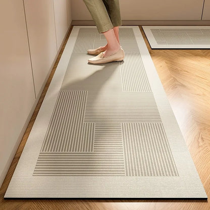 Super AntiSlip Diatomite Mud Floor Mat Japanese Style Soft  Easy Handle Kitchen Carpet