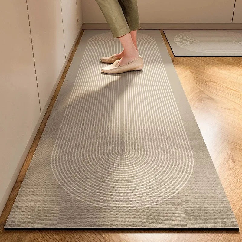 Super AntiSlip Diatomite Mud Floor Mat Japanese Style Soft  Easy Handle Kitchen Carpet