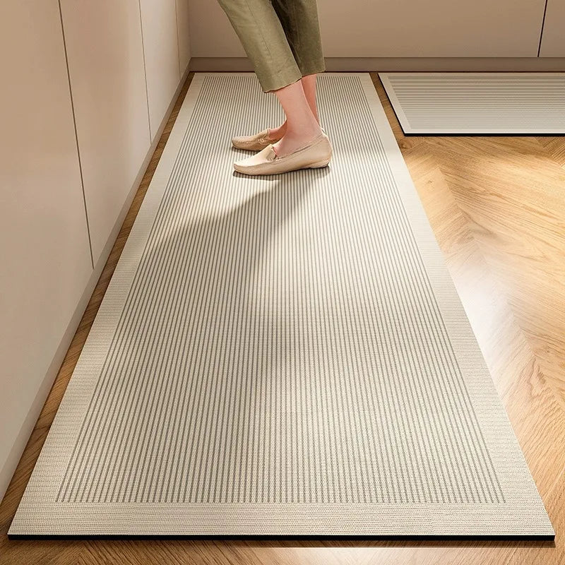 Super AntiSlip Diatomite Mud Floor Mat Japanese Style Soft  Easy Handle Kitchen Carpet