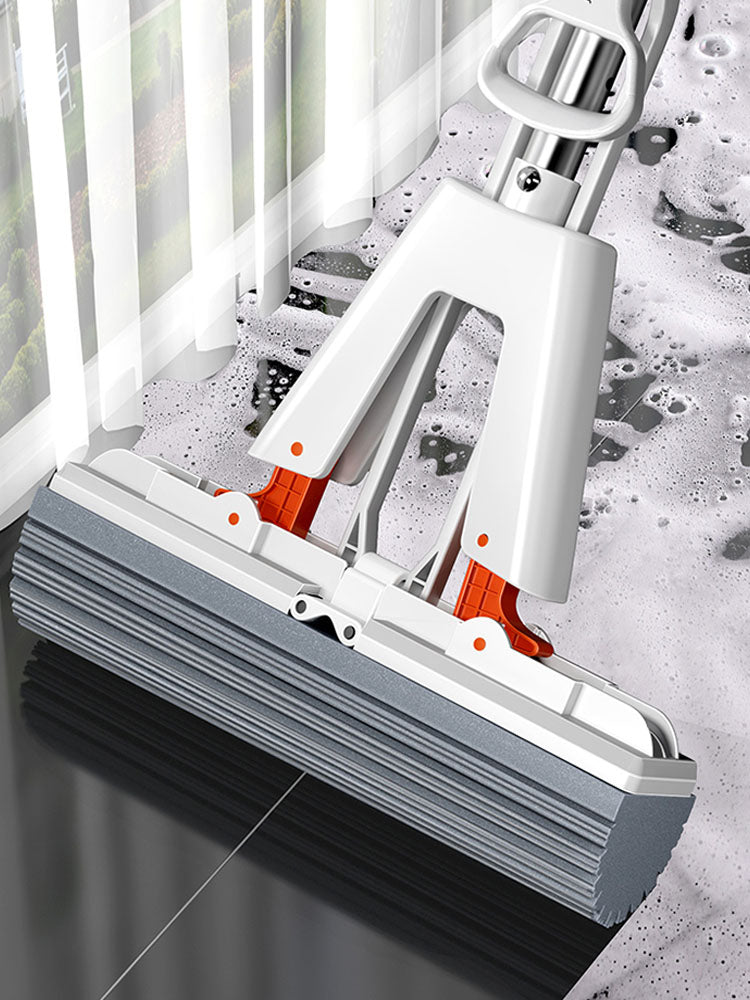 Squeeze SelfDraining Rubber Cotton Mop For Wood Floors  Tiles HeavyDuty Household Cleaning Tool For