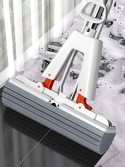 Squeeze SelfDraining Rubber Cotton Mop For Wood Floors  Tiles HeavyDuty Household Cleaning Tool For