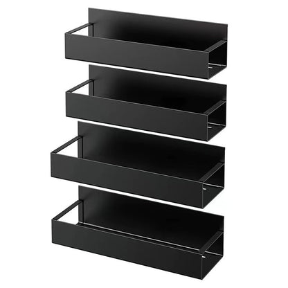 Magnetic Storage Shelf for Kitchen & Refrigerator – Multifunctional Side Hanging Storage Rack for Household Use