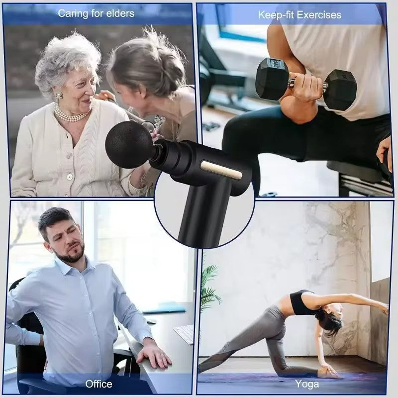 Professional Grade Fascia Gun Muscle Relaxation Massager HighSpeed Electric Vibration Massage Gun F 2