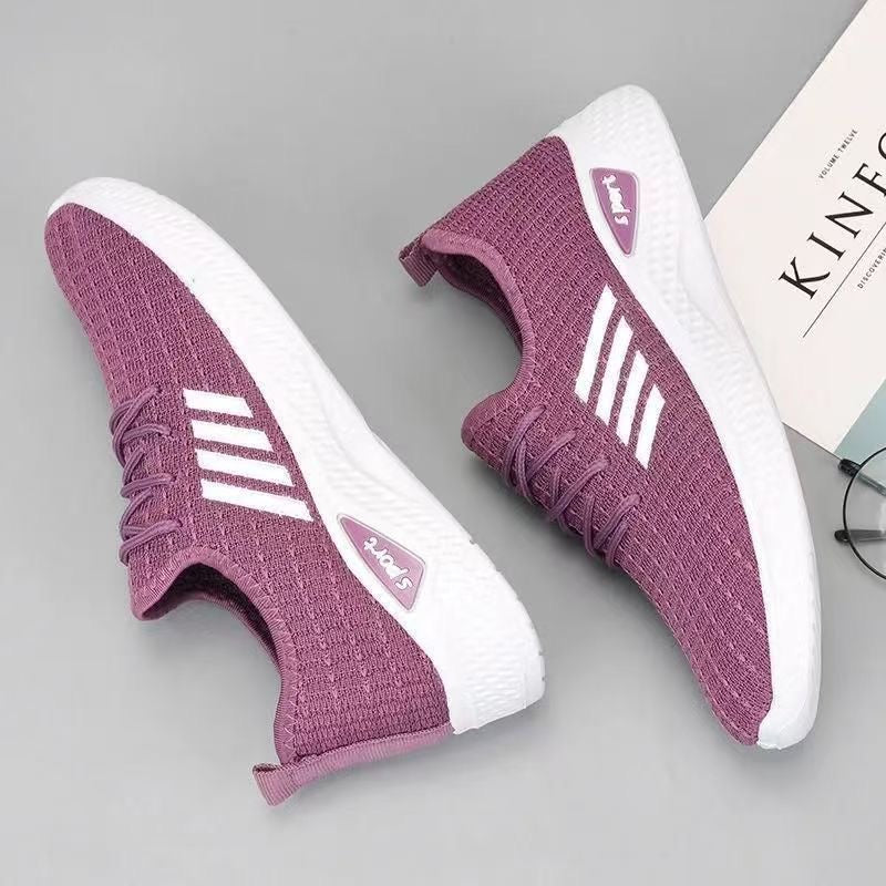 Lightweight Walking Shoes with Soft Elastic Outsole for Students & Casual Wear