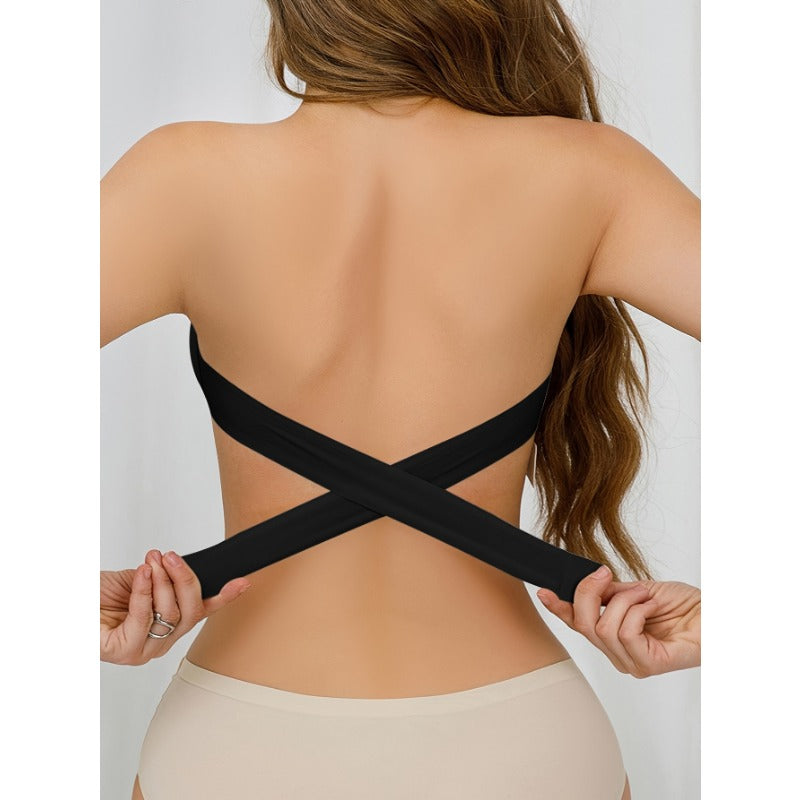 Seamless Crisscross Strapless Bra 3