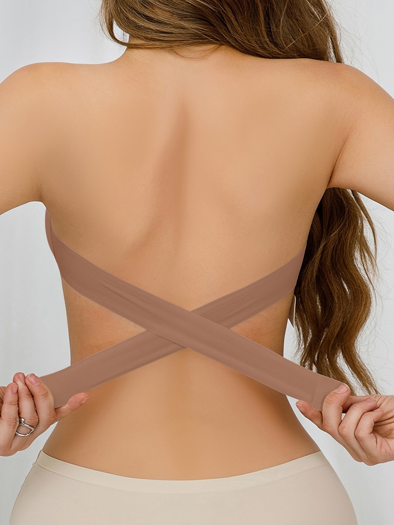 Seamless Crisscross Strapless Bra 4