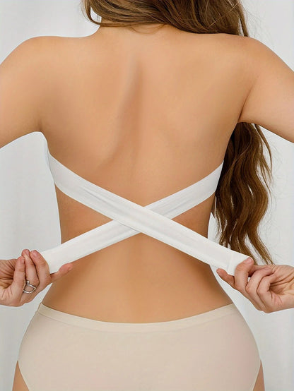 Seamless Crisscross Strapless Bra 5