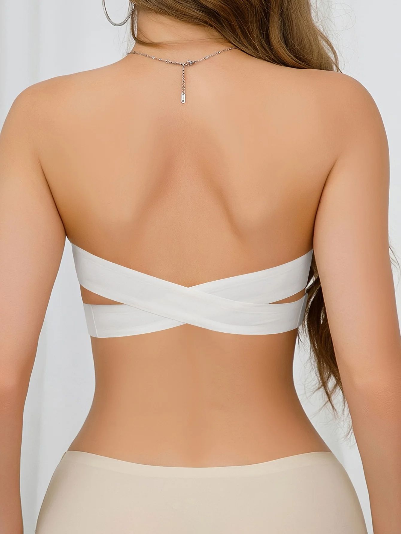 Seamless Crisscross Strapless Bra 6