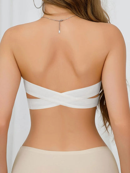 Seamless Crisscross Strapless Bra 6