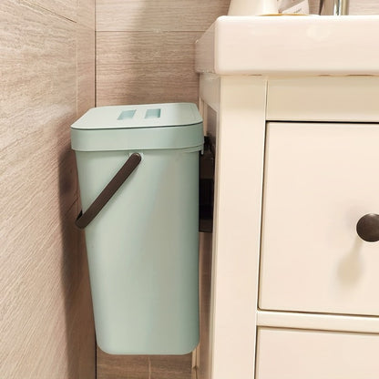 Space Saving Quiet Close Trash Can EcoFriendly Sealed Bin for Kitchen  Office
