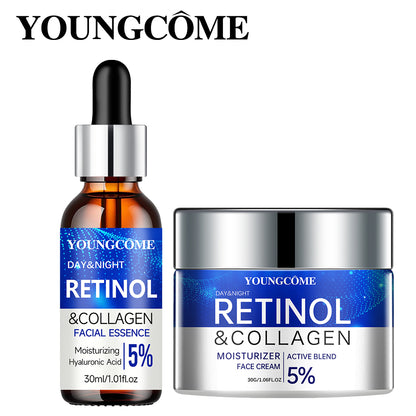 Retinol & Collagen Firming Cream Serum, Repairs Skin, Increases Elasticity, Deep Hydration for Radiant Glow