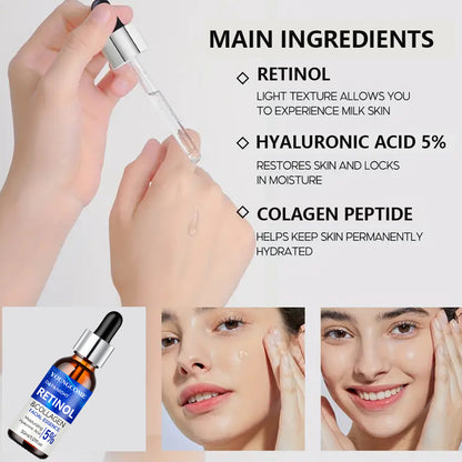 Retinol  Collagen Firming Cream Serum Repairs Skin Increases Elasticity Deep Hydration For Radiant  2