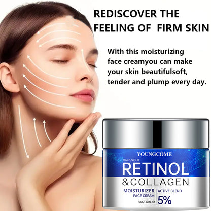 Retinol  Collagen Firming Cream Serum Repairs Skin Increases Elasticity Deep Hydration For Radiant  3
