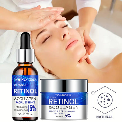 Retinol  Collagen Firming Cream Serum Repairs Skin Increases Elasticity Deep Hydration For Radiant  5