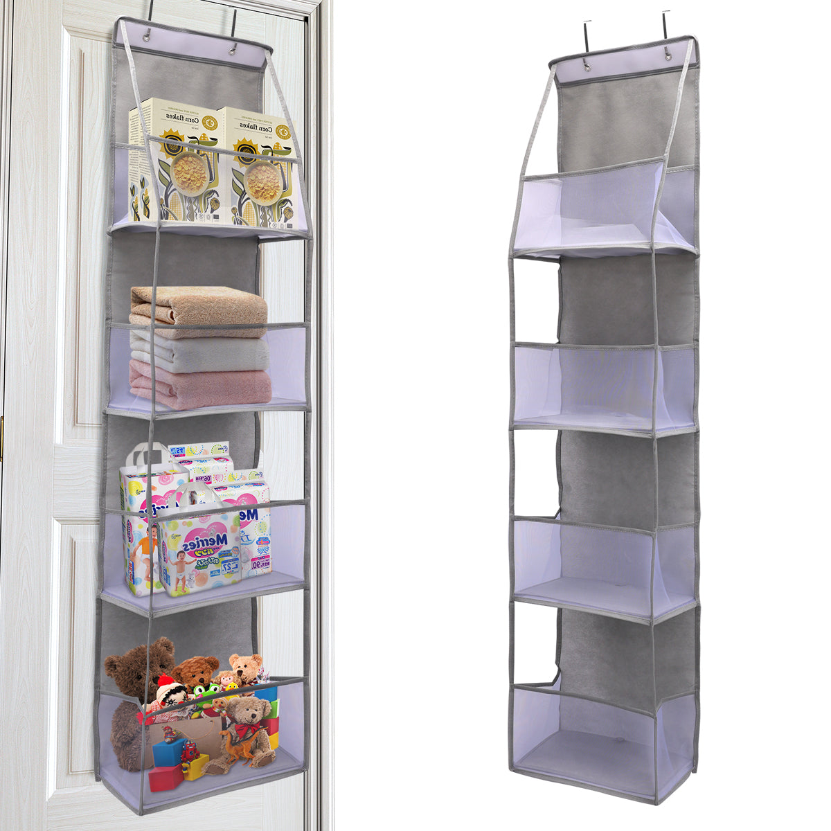 Versatile Over The Door Hanging Organizer 46 Layer Wall Hanging Storage for Cosmetics Bathroom a