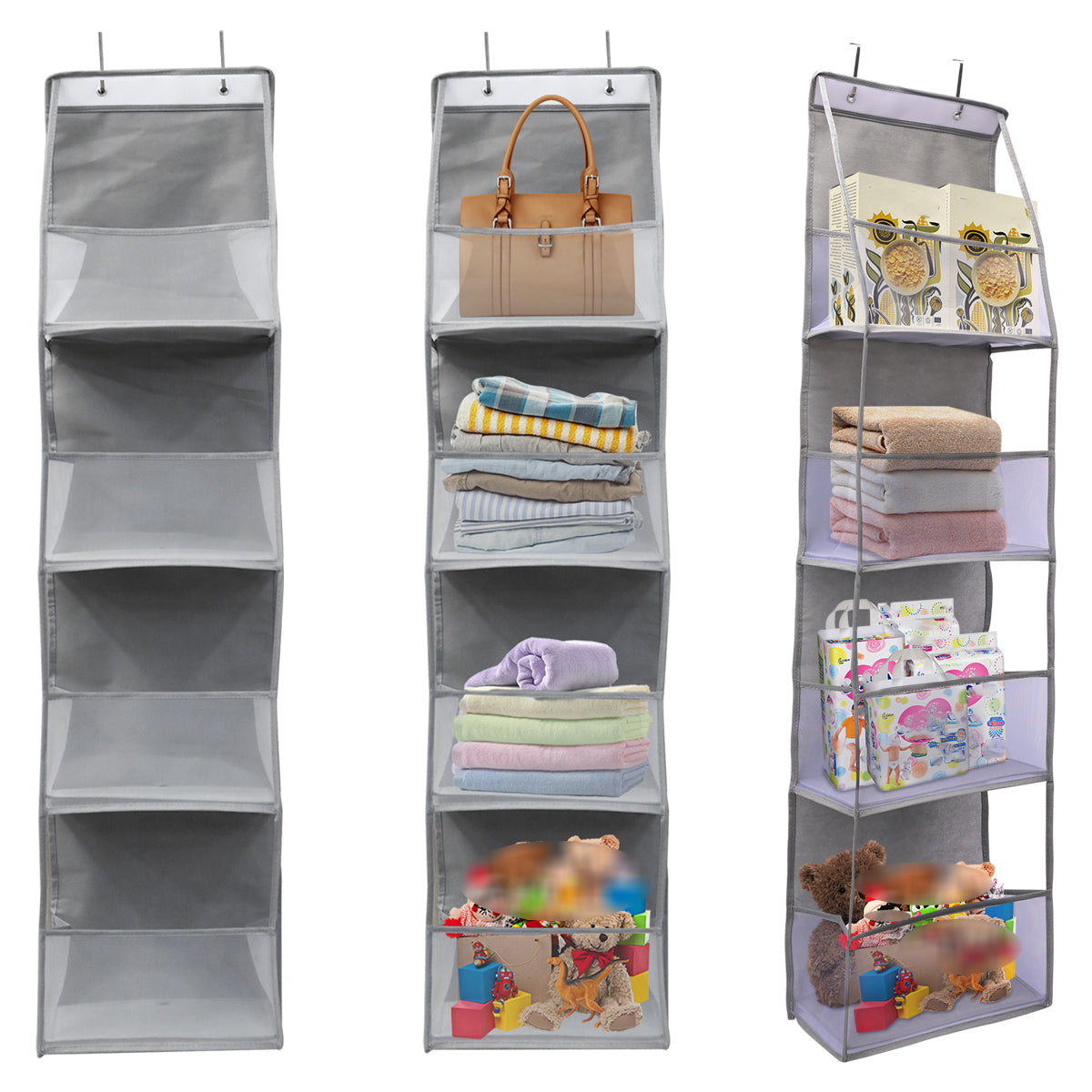 Versatile Over The Door Hanging Organizer 46 Layer Wall Hanging Storage for Cosmetics Bathroom a