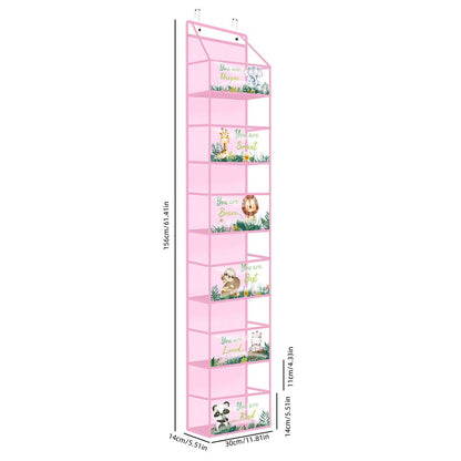 Versatile Over The Door Hanging Organizer 46 Layer Wall Hanging Storage for Cosmetics Bathroom a